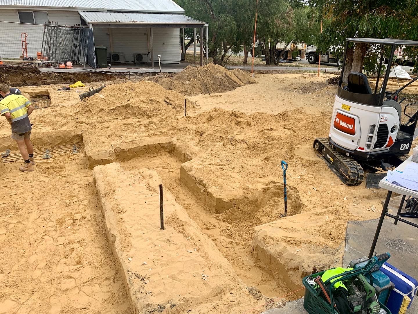 Footings, Auger Holes, Pier Holes